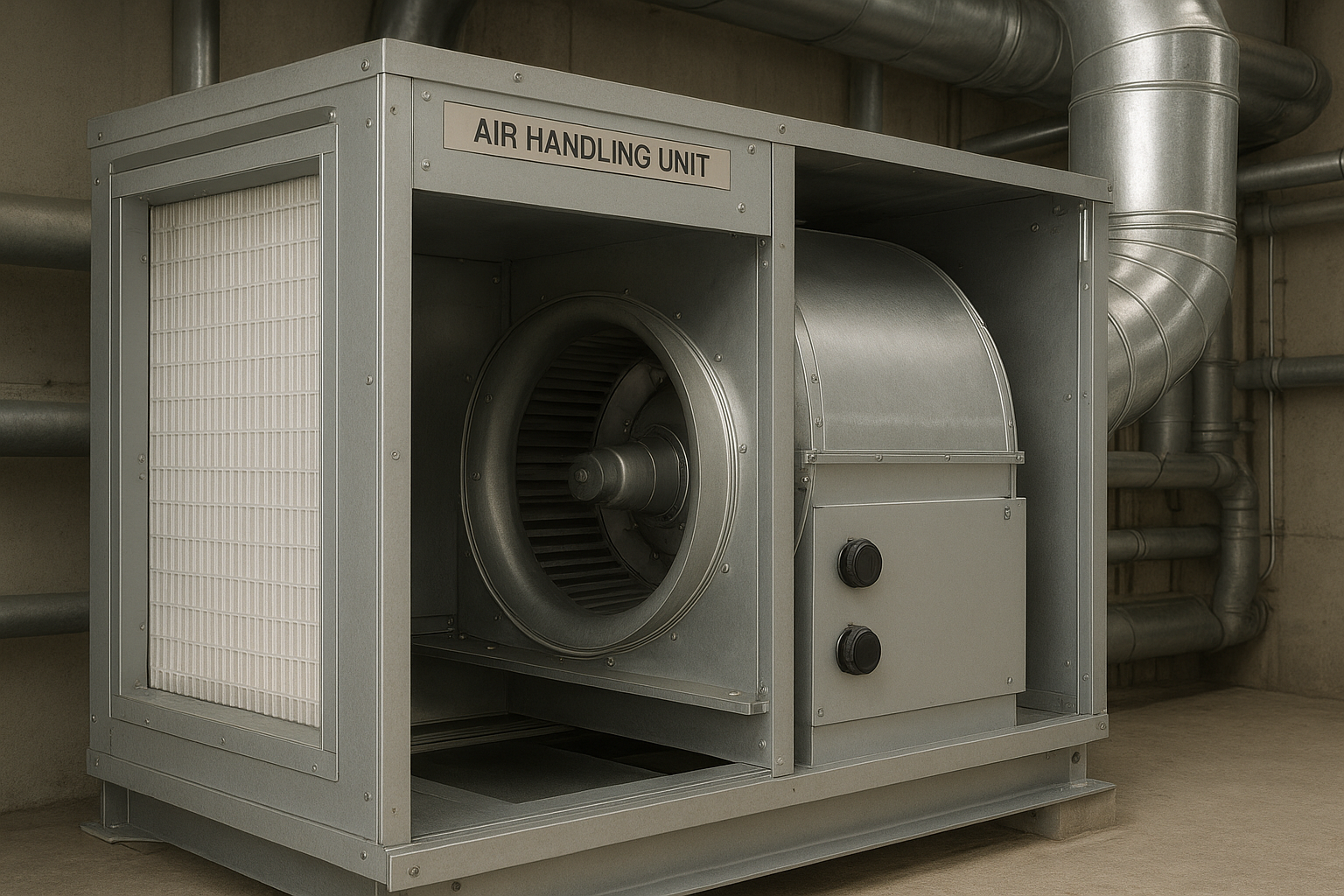 perawatan air handling unit AHU untuk kesehatan sistem HVAC
