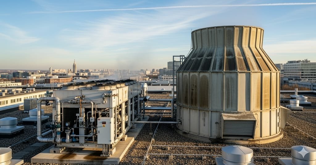 perbedaan chiller dan colling tower