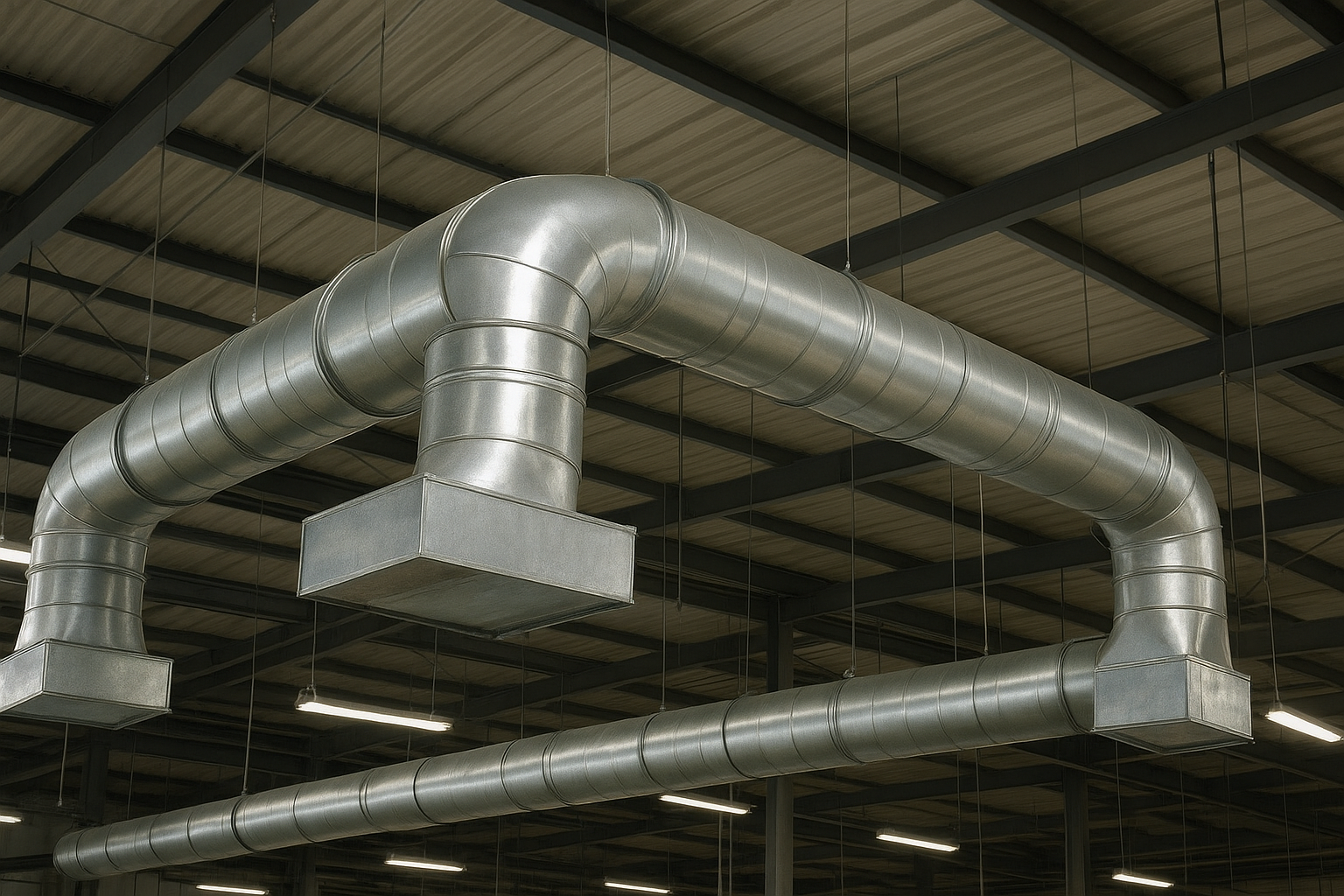 manfaat menggunakan ducting berkualitas baik untuk bangunan pabrik