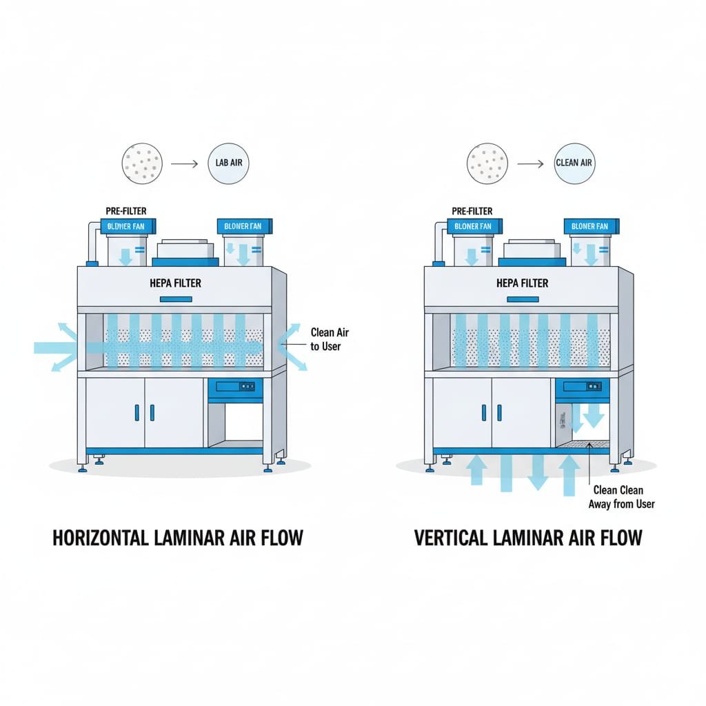 Perbedaan Laminar Air Flow Horizontal dan Vertikal: Mana yang Tepat untuk Anda?