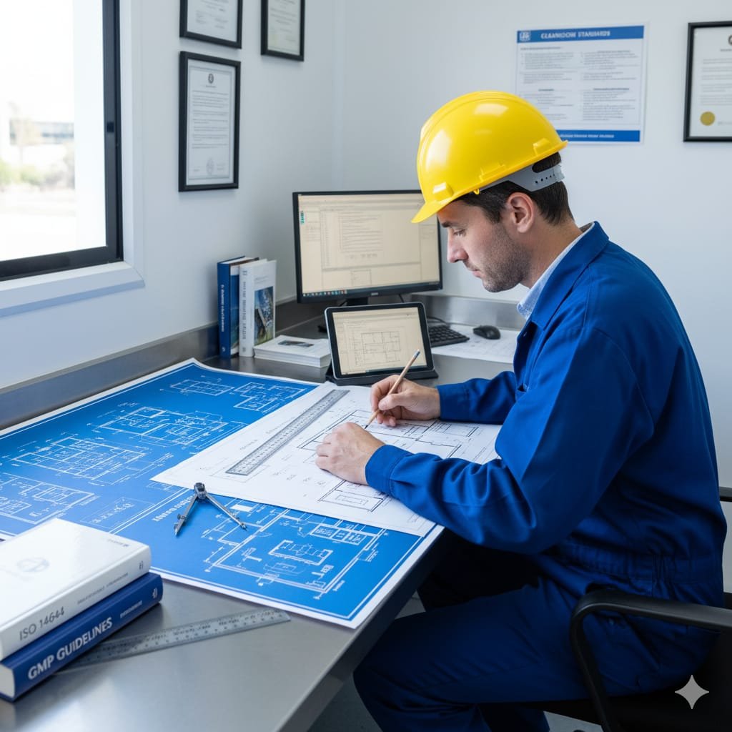 Standar Desain Air Shower Sesuai ISO dan GMP