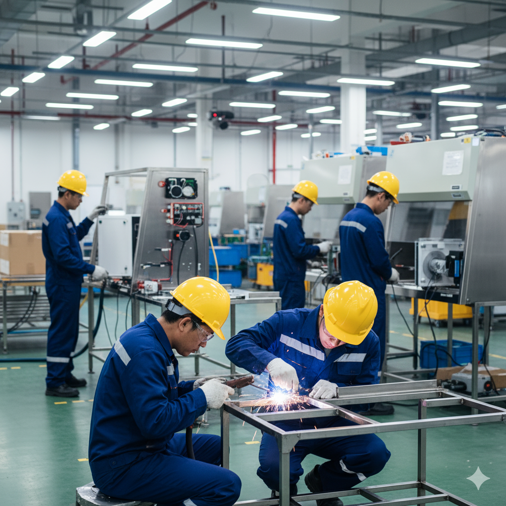 Proses Pembuatan Biological Safety Cabinet (BSC) Secara Profesional