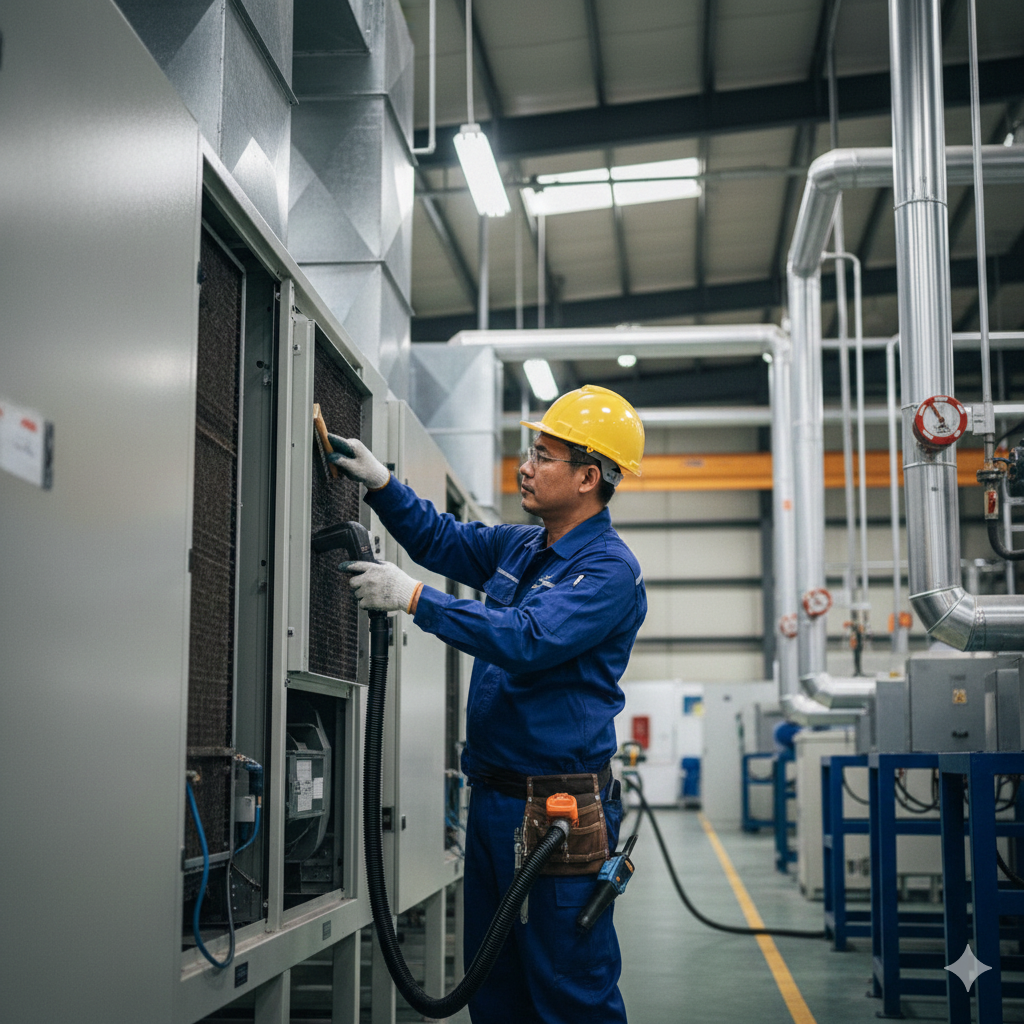 Service HVAC Industri Jabodetabek: Solusi Profesional untuk Keandalan Sistem Tata Udara Industri