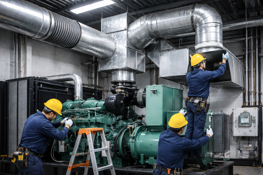 Jasa Maintenance Ducting Genset