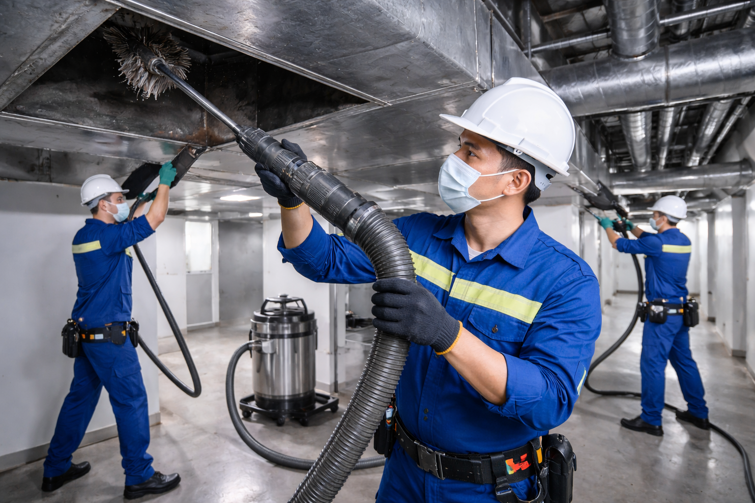 Layanan Cleaning Ducting Gedung