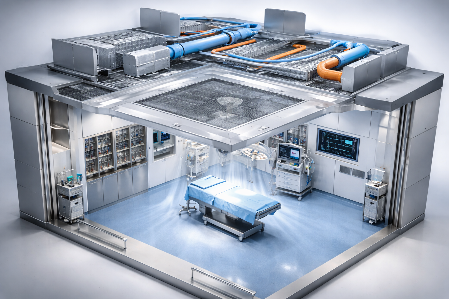 System HVAC modular operating theatre