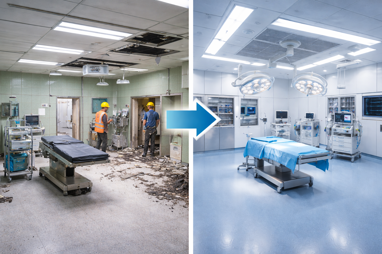 upgrade ruang operasi menjadi modular