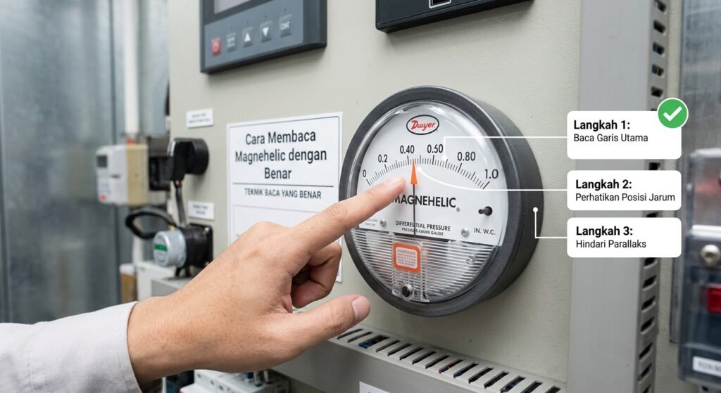 Cara Membaca Magnehelic dengan Benar