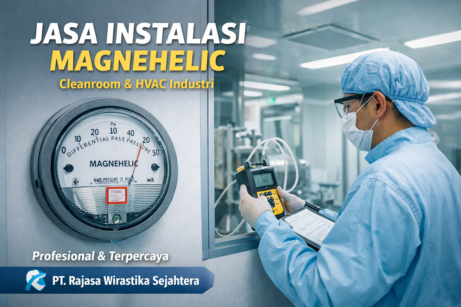 Jasa Instalasi Magnehelic untuk Cleanroom & HVAC Industri