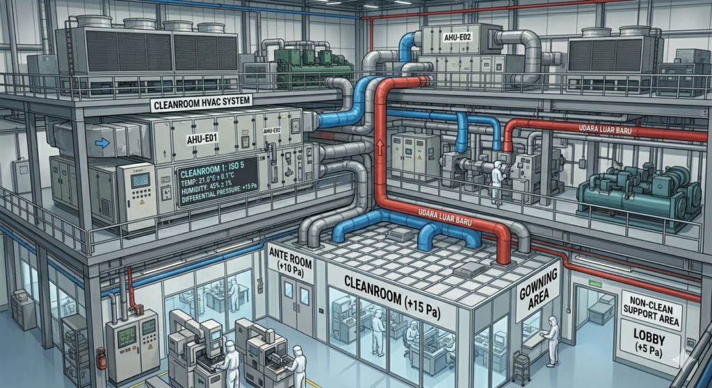 HVAC untuk Industri Elektronik: Sistem Penting untuk Kualitas dan Presisi Produksi