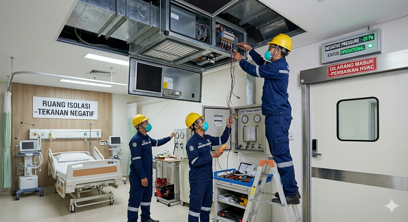 Jasa Perbaikan HVAC Ruang Isolasi Rumah Sakit
