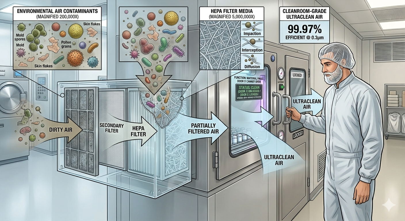 Mengapa Filter HEPA Wajib di Cleanroom