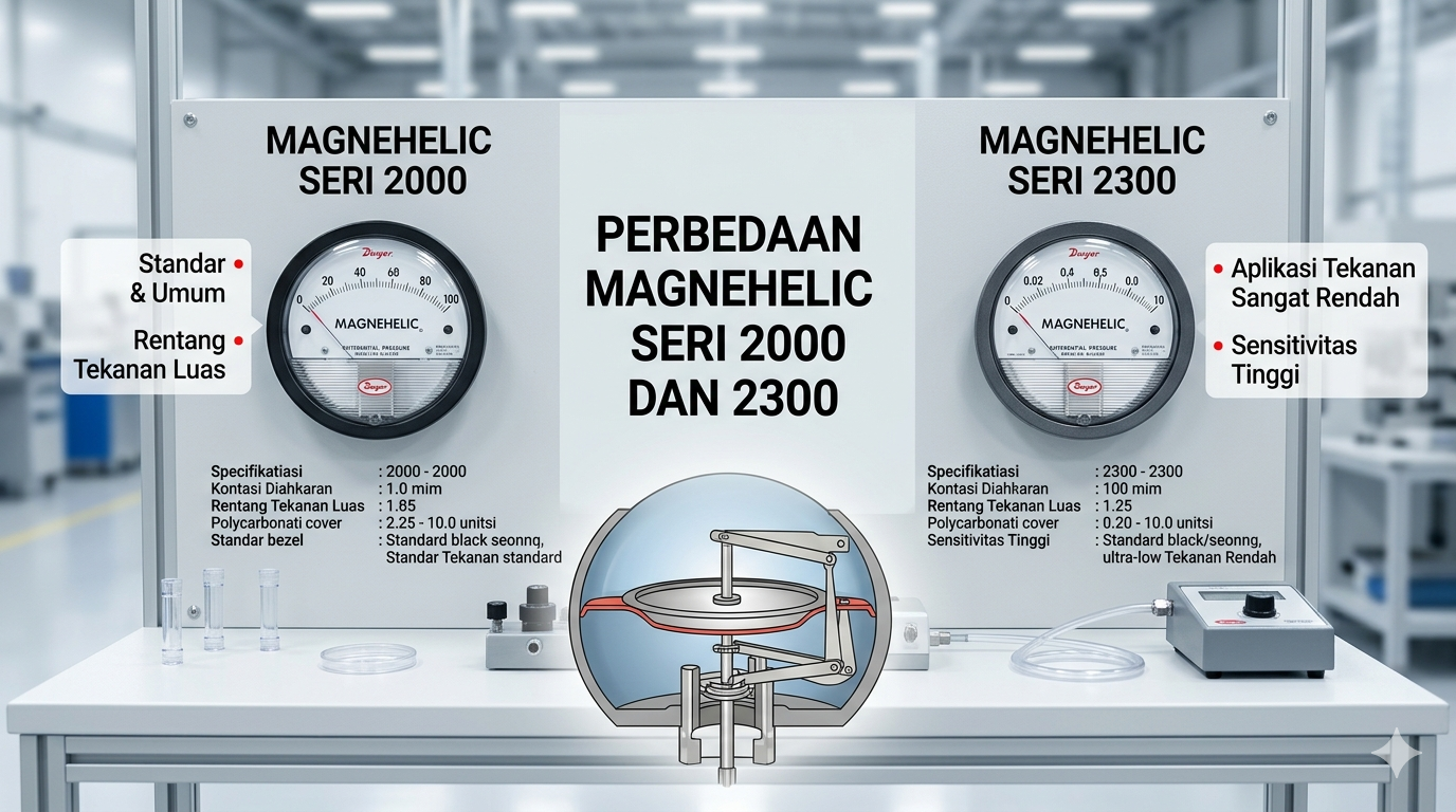 Perbedaan Magnehelic Seri 2000 dan 2300