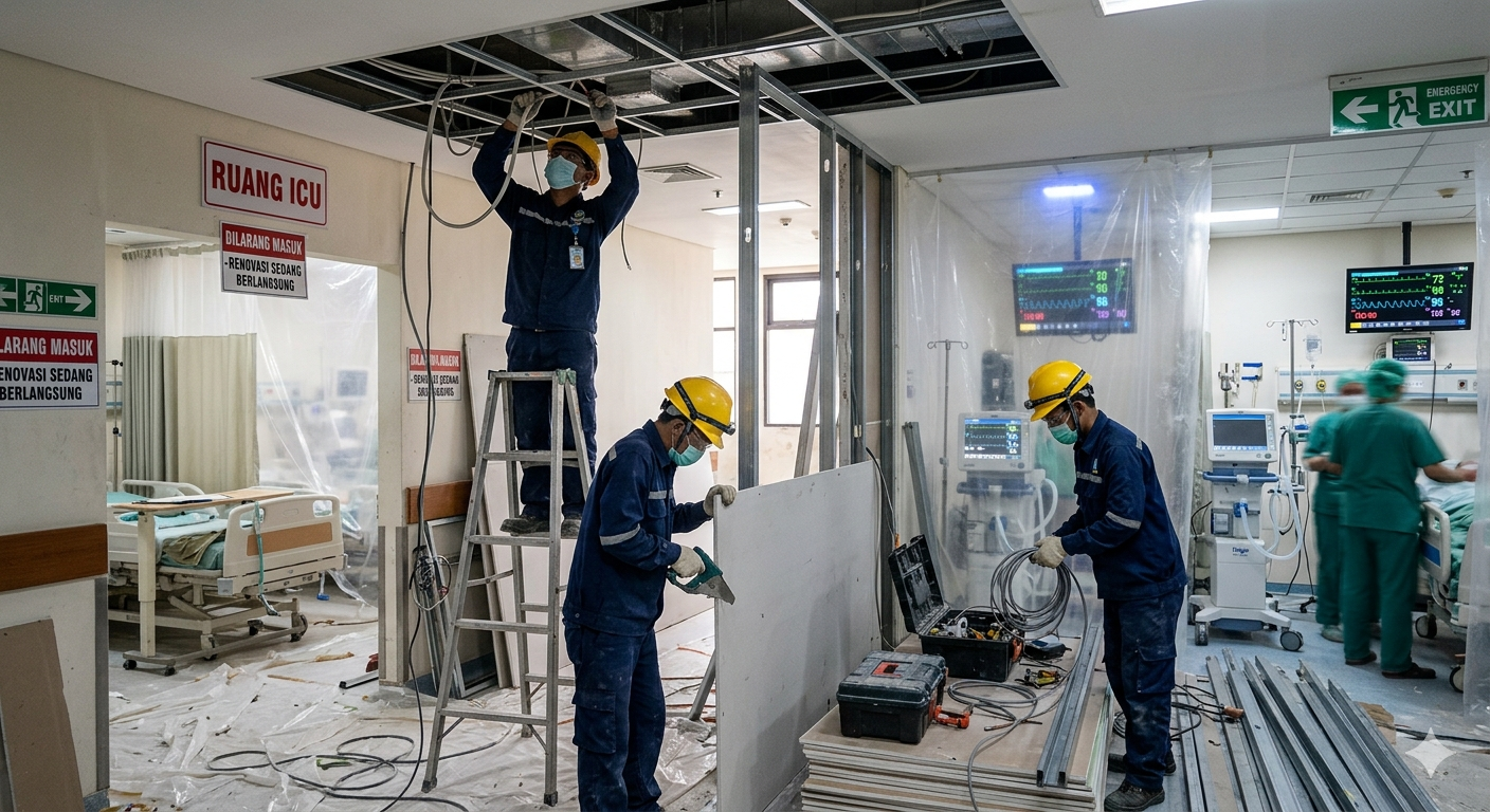 Renovasi Ruang ICU Rumah Sakit