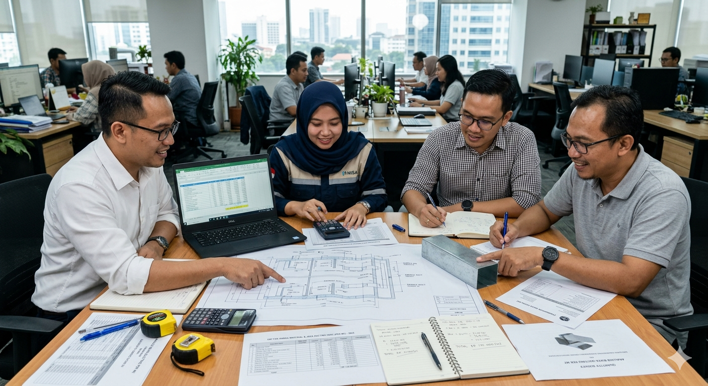 Biaya Pemasangan Ducting HVAC per m2