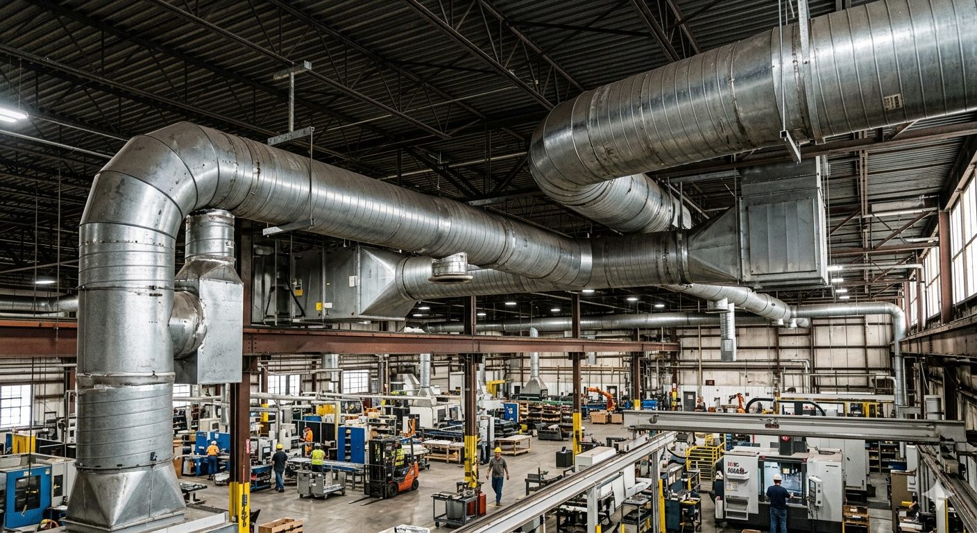 Jasa Ducting HVAC untuk Pabrik Manufaktur