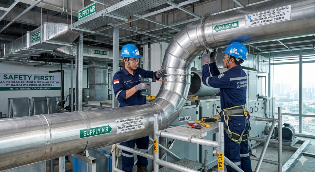 Jasa Instalasi Exhaust dan Fresh Air System: Solusi Sirkulasi Udara Optimal untuk Bangunan Anda