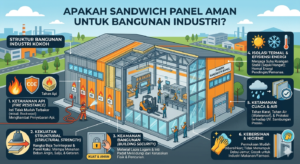 Apakah Sandwich Panel Aman untuk Bangunan Industri