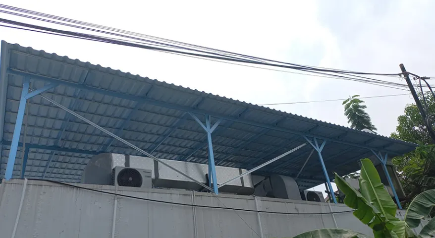 Instalasi AHU untuk gedung perkantoran