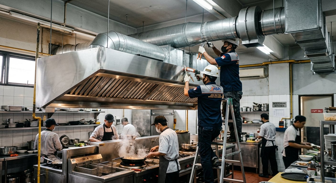 Jasa Ducting Kitchen Hood Bandung untuk Restoran & Dapur Komersial