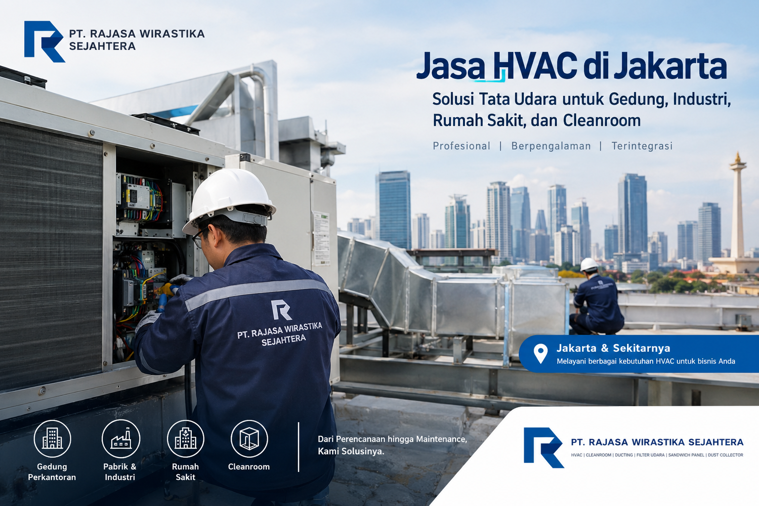 Jasa HVAC di Jakarta Profesional untuk Gedung & Industri