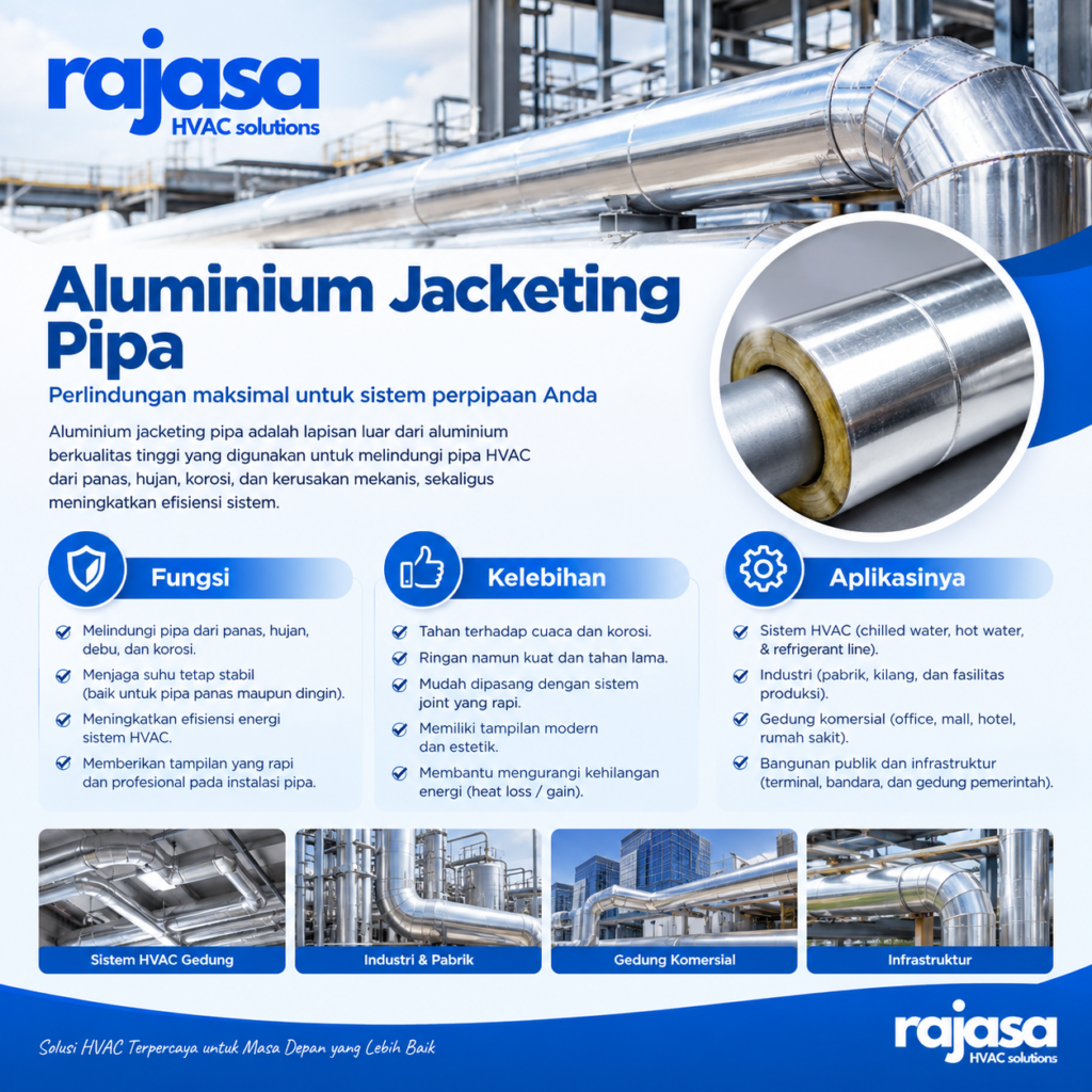 Aluminium Jacketing Pipa — Fungsi, Kelebihan, dan Aplikasinya