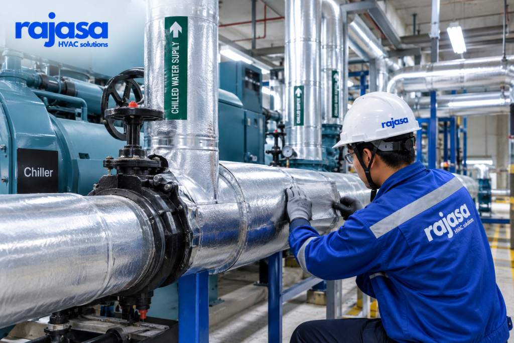 Jasa Jacketing Pipa Chiller dan Insulasi HVAC Profesional untuk Gedung dan Industri